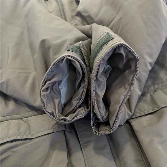 Vintage LLBean Coat Men's M Gray Baxter State Parka Hooded Quilted - Picture 6 of 15